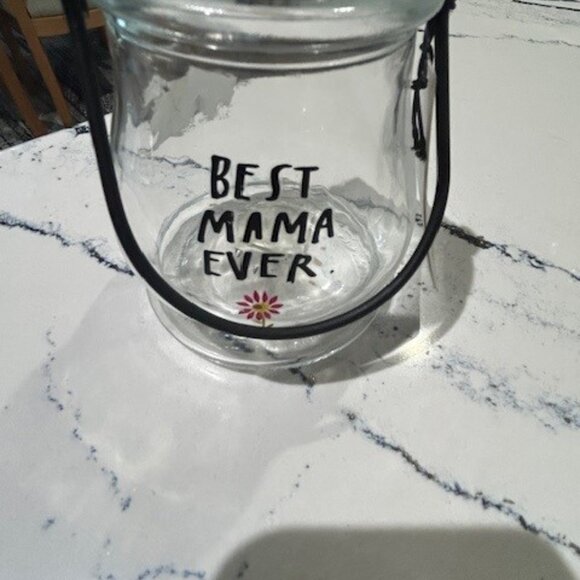 Rae Dunn Other - Rae Dunn "Best Mama Ever" glass container